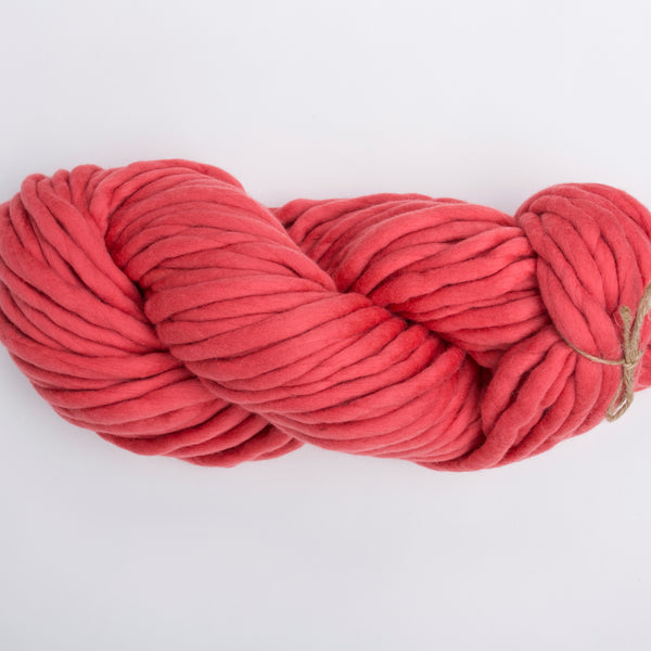 Super bulky yarn MERINO MINI - Coral