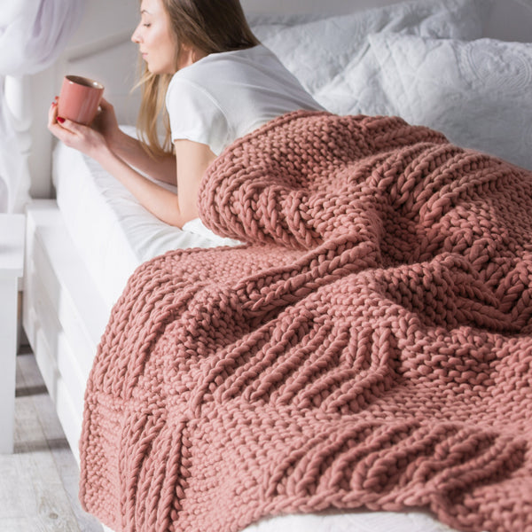 Large blanket - Knitting kit