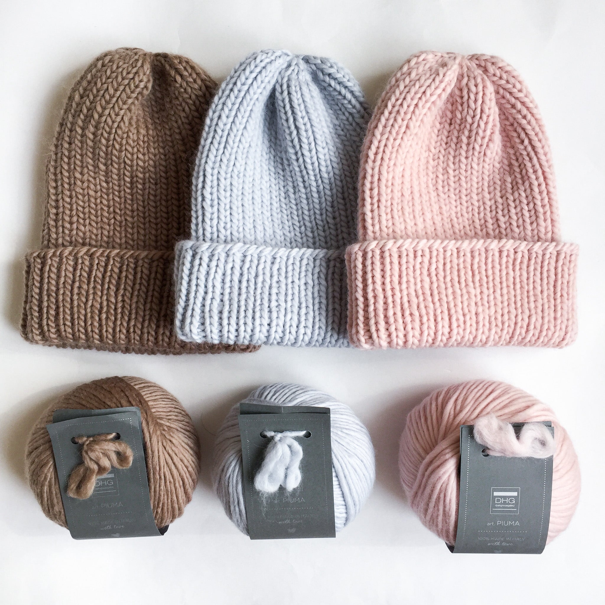 Knit ribbed beanie pattern | 1x1 rib hat PDF – Knit Design Studio