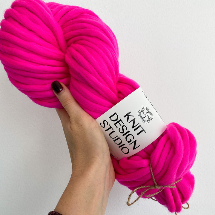 hot pink yarn