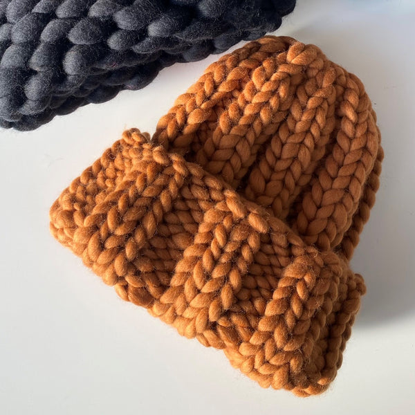 Super chunky ribbed beanie