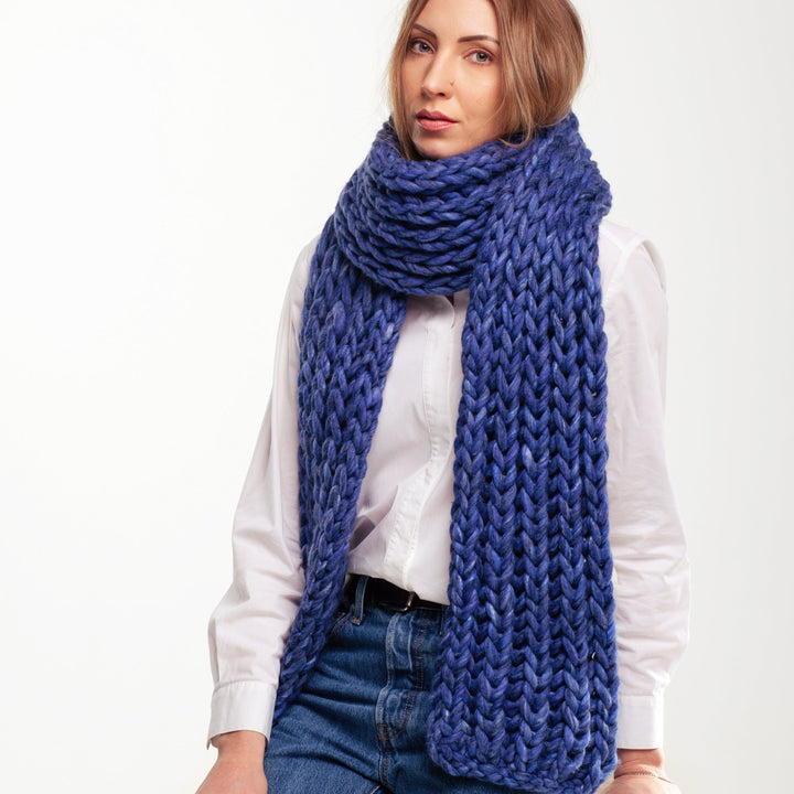 hand knitted scarf