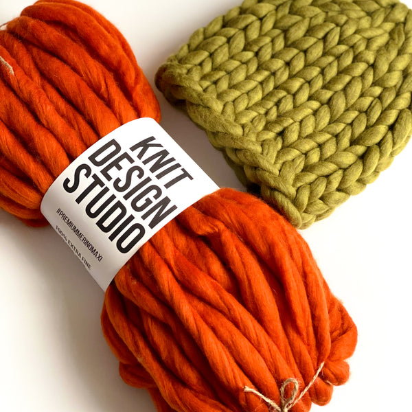 Jumbo yarn MERINO MAXI - Pumpkin