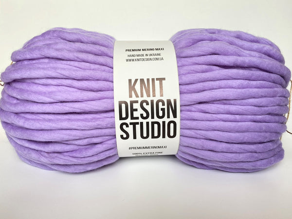 Jumbo yarn MERINO MAXI - Lavender