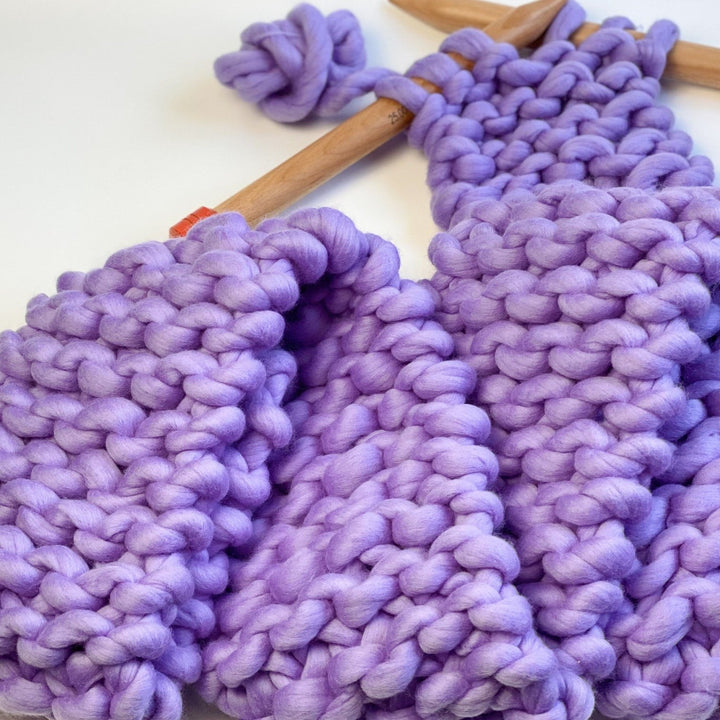 chunky scarf knit