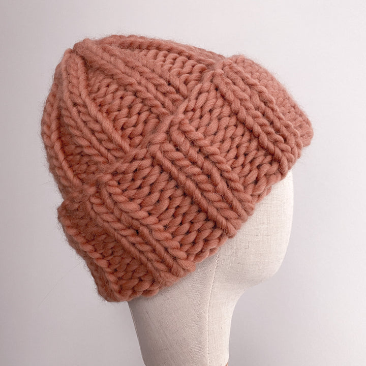 fisherman beanie knit pattern