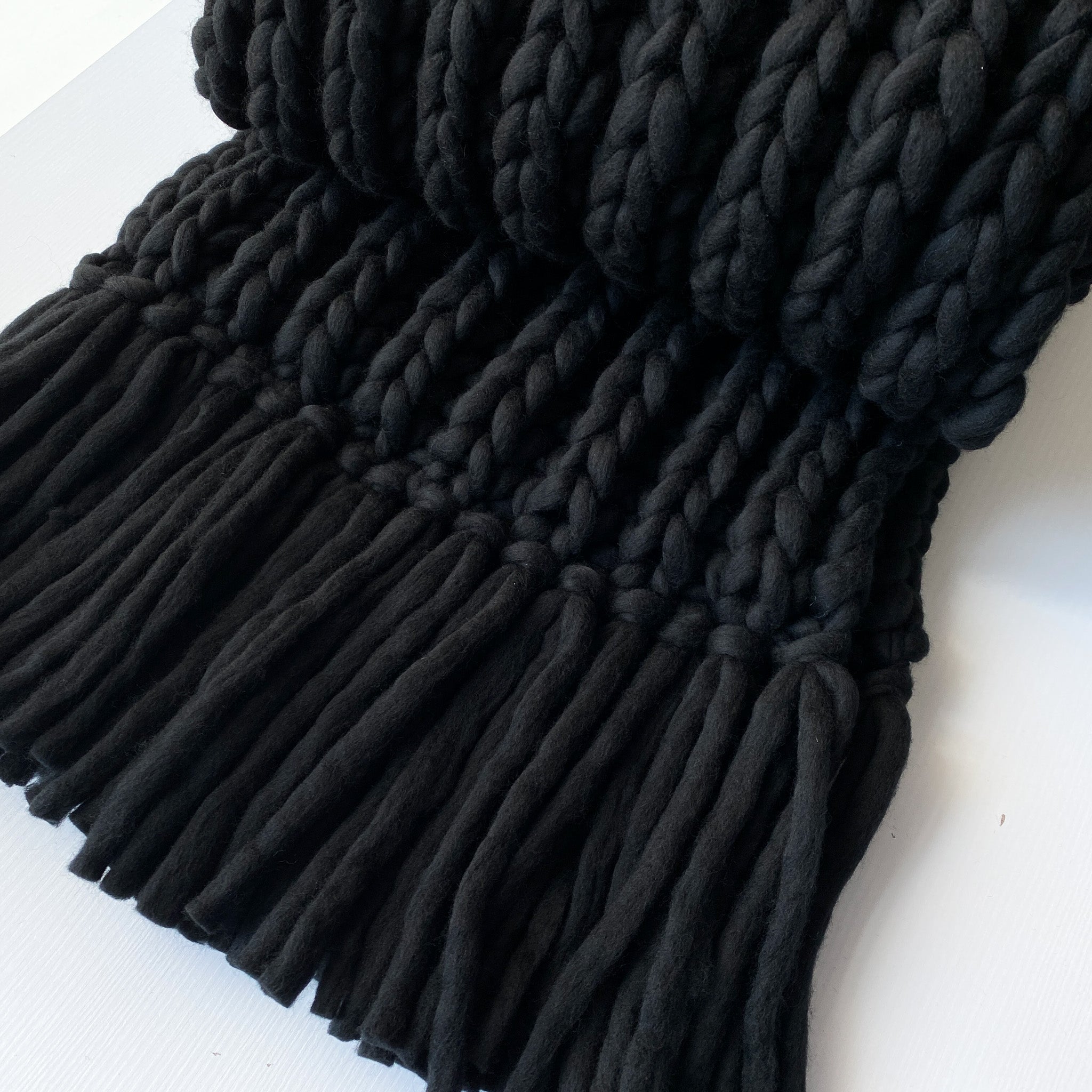 Men's Big Lenny Kravitz Style Scarf – Knit Design Studio
