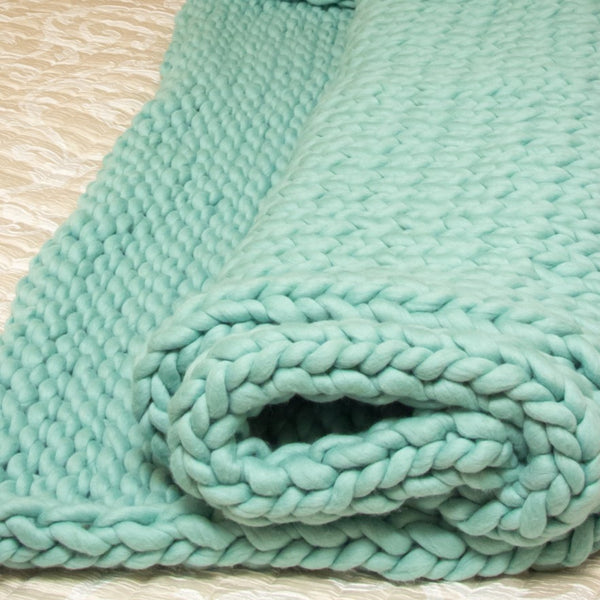 Big knit blanket