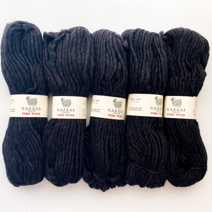 gazzal pure wool bulky 5 yarn