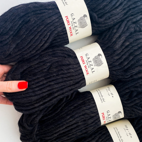 weight 5 yarn gazzal pure wool brown