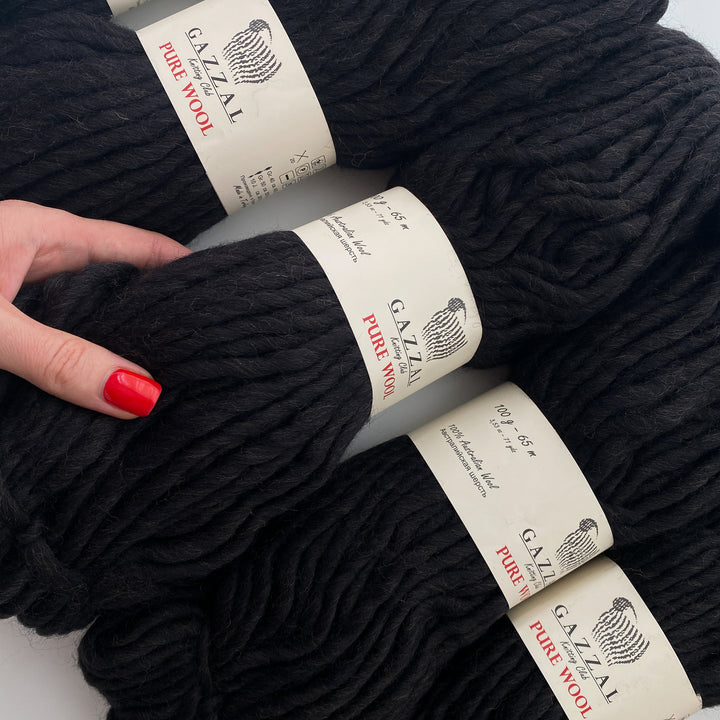 clearance bulky yarn brown