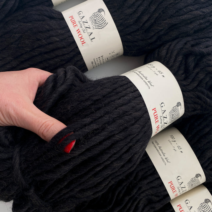 brown yarn bulky