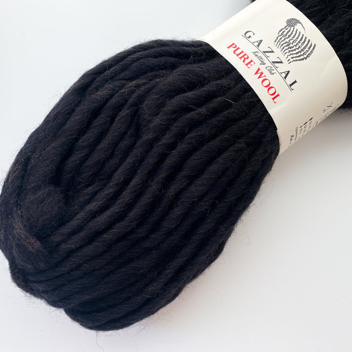 chunky brown yarn