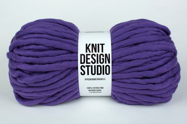 Jumbo yarn MERINO MAXI - Violet