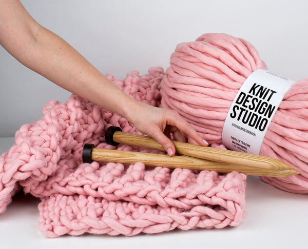 Giant yarn blanket - Knitting Kit