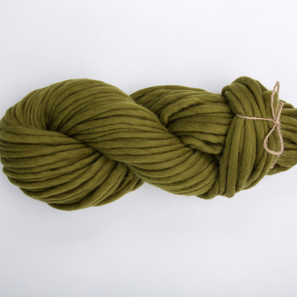 Супер об'ємна пряжа MERINO MINI - Olive