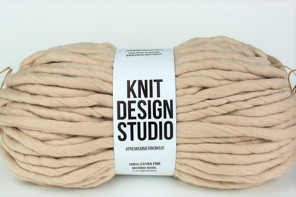 Jumbo yarn MERINO MAXI - Sand