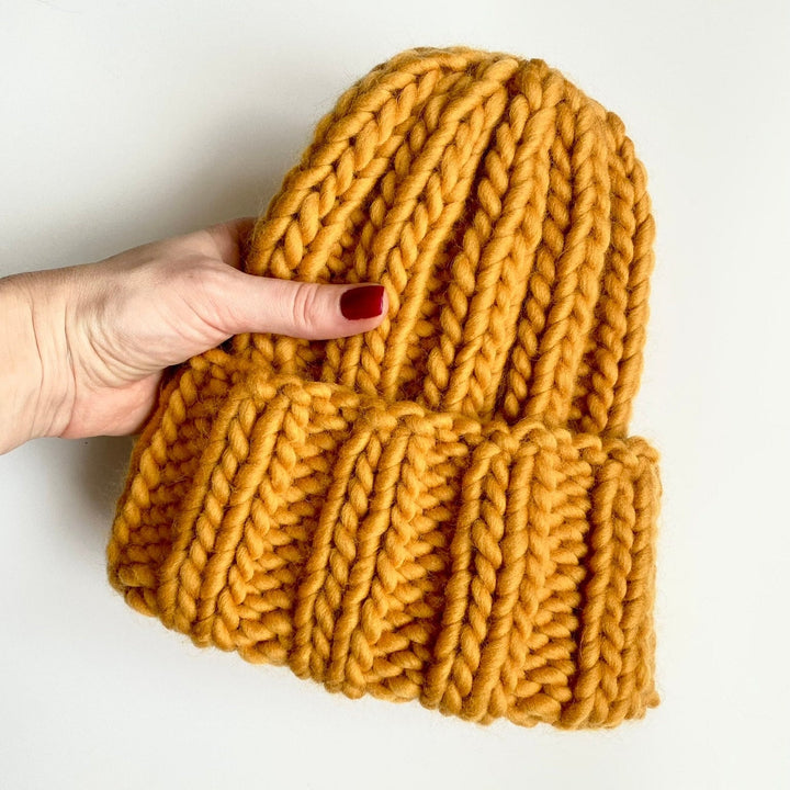 knit beanie pattern