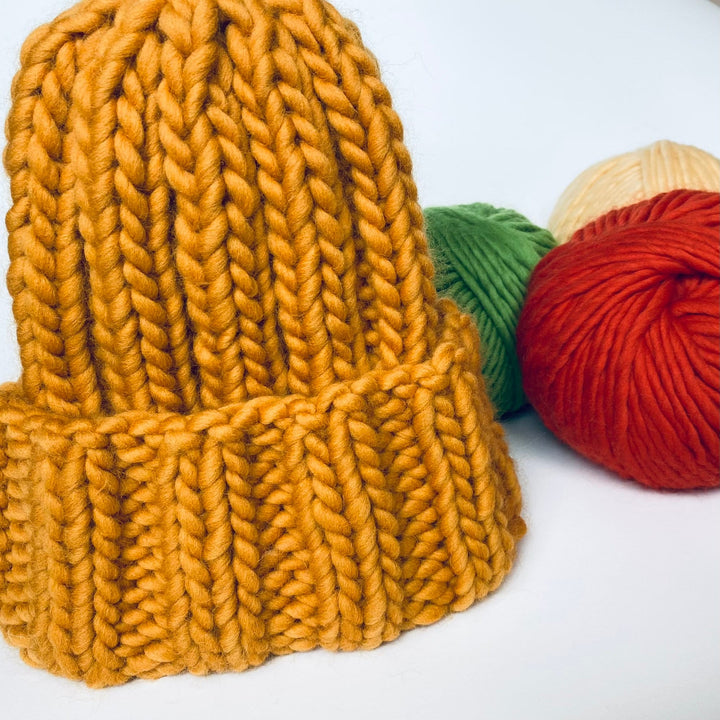 Chunky ribbed hat