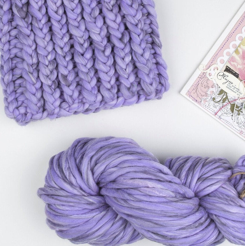 Super chunky slouchy beanie hat - Knitting pattern – Knit Design Studio