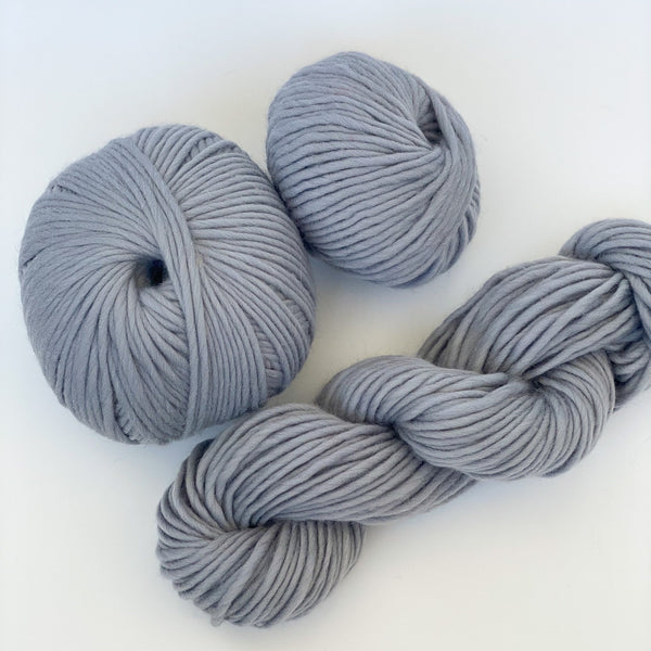 Grey bulky yarn HELLO MERINO XS - Last Balls!