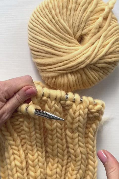 knitting beanie