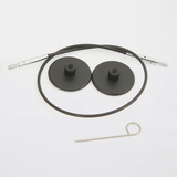 KNITPRO Single black cable 40cm (16") – Miniature 3