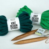 Giant handspun yarn MERINO MAXI - mini skein 100g – Miniature 2
