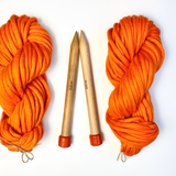 25 mm (US 50) KNITPRO Jumbo straight single pointed knitting needles 30 cm – Miniature 4