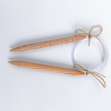 12 mm (US 17) Handmade wooden сircular knitting needles  – Miniature 5