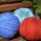Super chunky yarn HELLO MERINO - mini hank 100g – Miniature 6