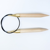 15mm (US 19) KNITPRO Basix wooden fixed circular knitting needles – Miniature 5
