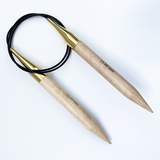 15mm (US 19) KNITPRO Basix wooden fixed circular knitting needles – Miniature 7