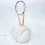 10mm (US 15) KNIT PRO Basix Wood fixed circular knitting needles – Miniature 5