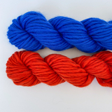 Super chunky yarn HELLO MERINO - mini hank 100g – Miniature 2