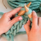 20mm (US 35) Handmade сircular knitting needles – Miniature 9