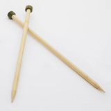 10.00mm (US 15) KNITPRO Bamboo straight single pointed knitting needles 30 cm – Miniature 2