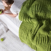MORNING Chunky Knit Blanket – Miniature 1