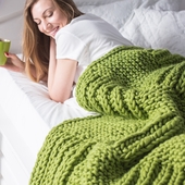 MORNING Chunky Knit Blanket – Miniature 2