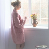 Сhunky Knit Cardigan - Knitting Kit – Miniature 2