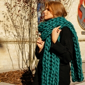 Giant knitted scarf – Miniature 6