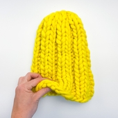 Rib Knit Beanie - Knitting Kit – Miniature 4