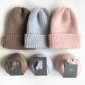 Rib knit wool beanie PIUMA – Miniature 8
