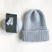 Rib knit wool beanie PIUMA – Miniature 7