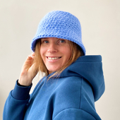 Winter knit bucket hat – Miniature 6