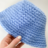 Winter knit bucket hat – Miniature 8