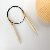 10.00mm (US 15) KNITPRO Bamboo fixed circular knitting needles 60cm (24") – Miniature 1