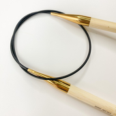 10.00mm (US 15) KNITPRO Bamboo fixed circular knitting needles 60cm (24") – Miniature 2