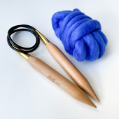 20mm (US 36) KNITPRO Jumbo fixed circular knitting needles – Miniature 1
