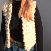 Knit chunky vest LUCKY STAR – Miniature 2